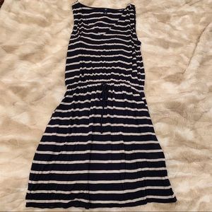 Casual striped dress sleeveless